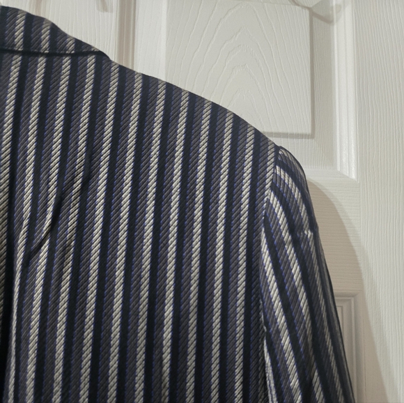 Vintage Striped Steam Punk Blazer by Adolfo Atelier, Fully Lined, Size 8, EUC! - Picture 10 of 12